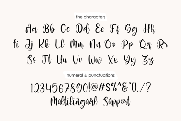 Fancywel Font Poster 8