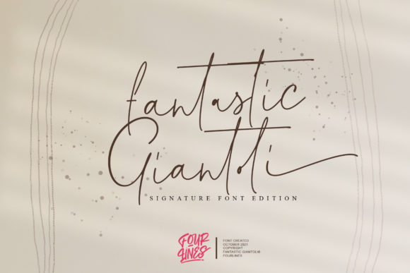 Fantastic Giantoli Font Poster 1