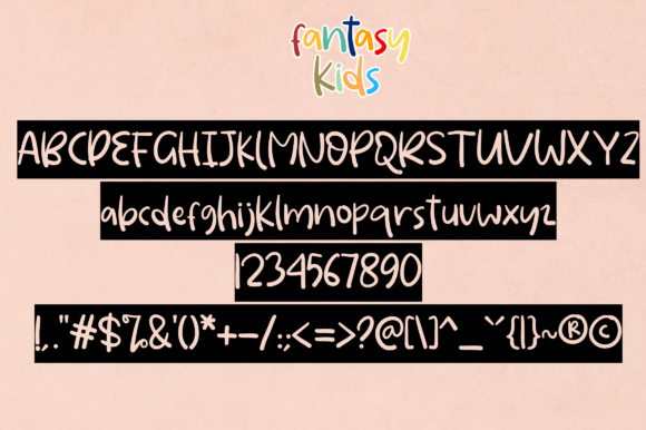 Fantasy Kids Font Poster 5