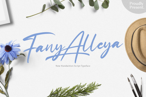 Fany Alleya Font Poster 16