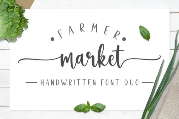 Farmer Market Font Farmer Market Font Poster 1
