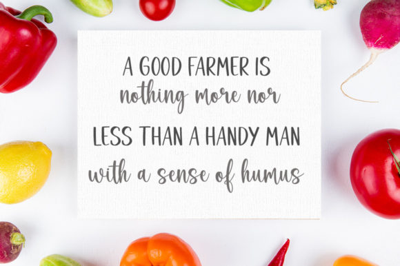 Farmer Market Font Poster 2