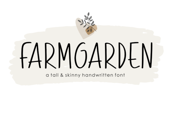 Farmgarden Font Poster 1