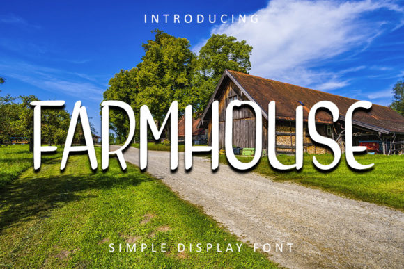 Farmhouse Font Poster 1