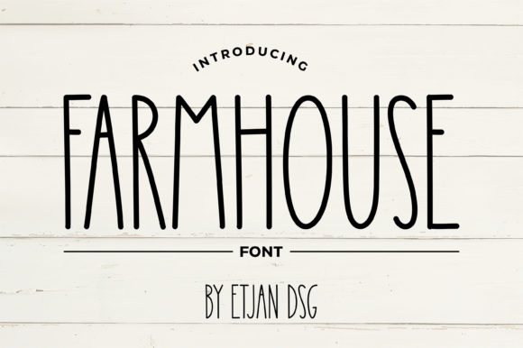 Farmhouse Font