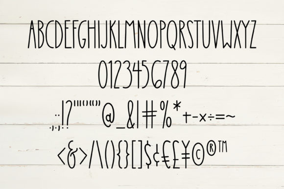 Farmhouse Font Poster 11