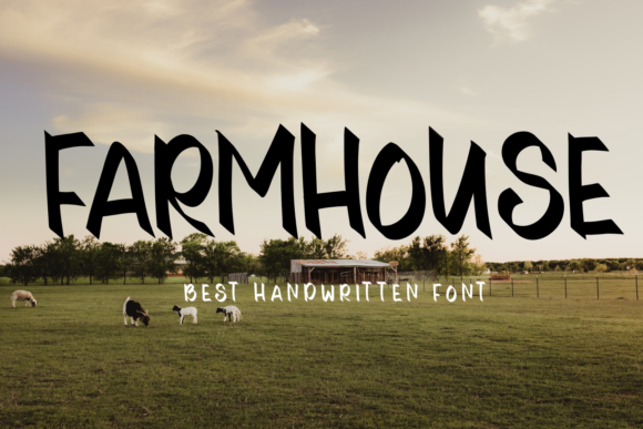 Farmhouse Font Poster 1