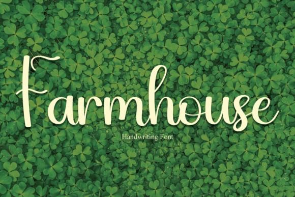 Farmhouse Font Poster 1