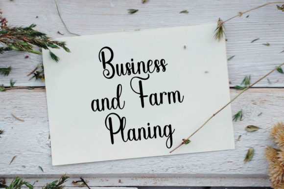 Farmhouse Font Poster 3