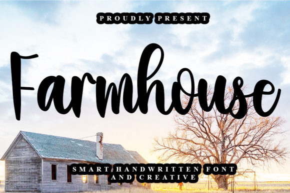 Farmhouse Font Poster 1