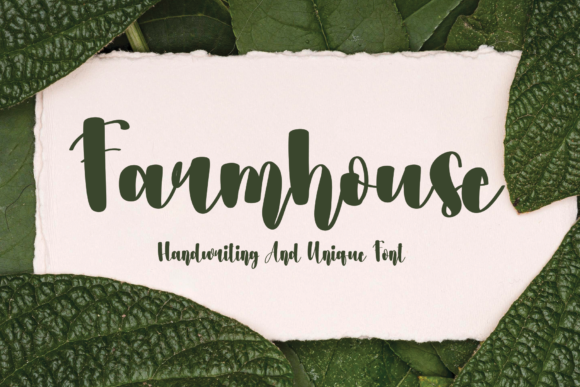 Farmhouse Font