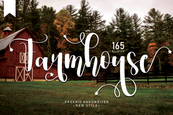 Farmhouse Font Poster 1