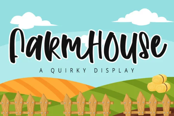 Farmhouse Font Farmhouse Font Poster 1