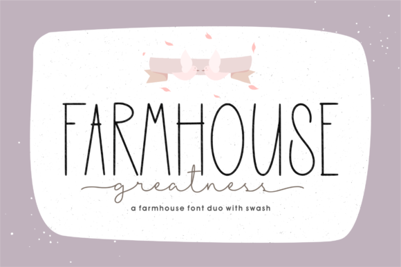 Farmhouse Greatness Font Poster 1