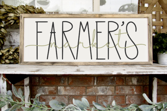 Farmhouse Greatness Font Poster 5