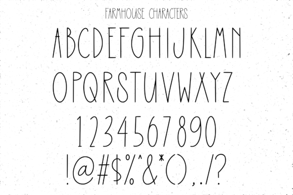 Farmhouse Greatness Font Poster 9