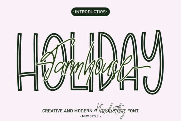 Farmhouse Holiday Font