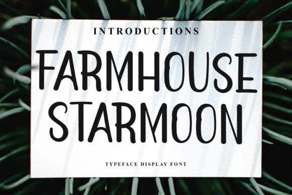 Farmhouse Starmoon Font Poster 1