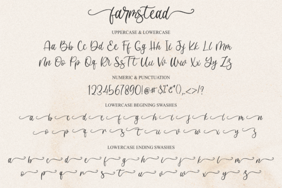 Farmstead Font Poster 9