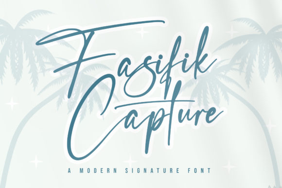 Fasifik Capture Font Poster 1