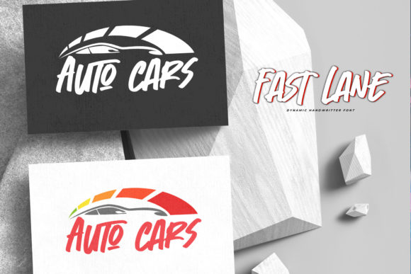 Fast Lane Font Poster 3