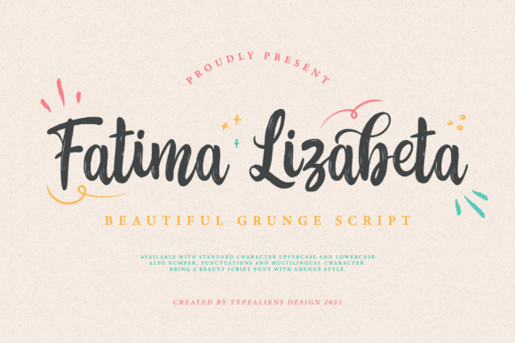 Fatima Lizabeta Font Poster 1