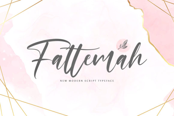 Fattemah Font Poster 16
