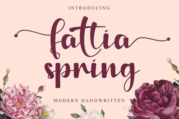 Fattia Spring Font Poster 1