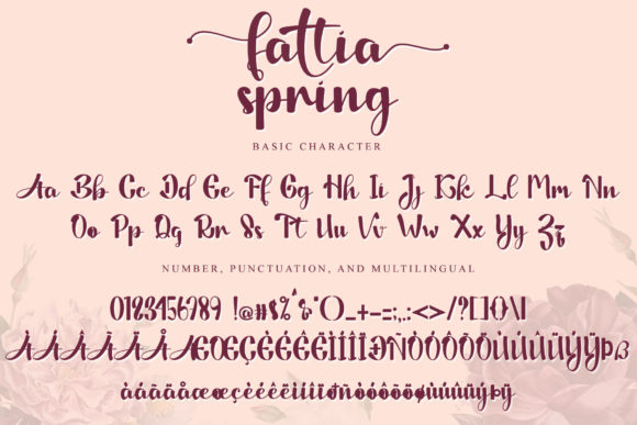 Fattia Spring Font Poster 8