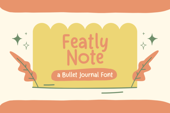 Featly Note Font Poster 1