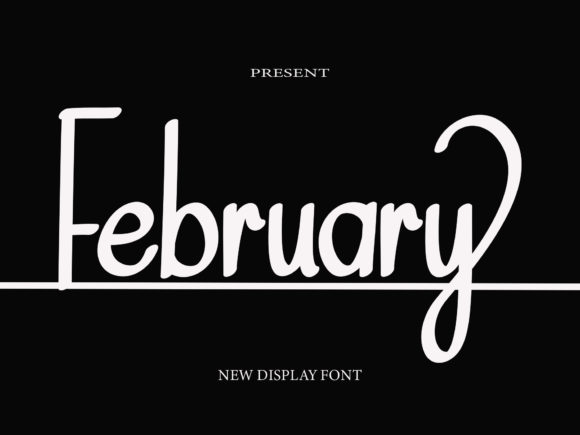 February Font Poster 1