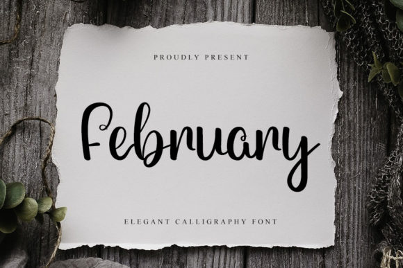 February Font Poster 1