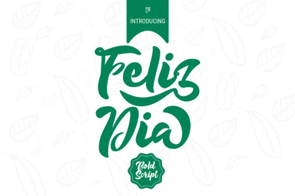 Feliz Dia Font Feliz Dia Font Poster 1