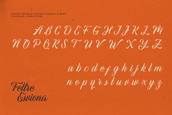 Feltre Esviona Font Poster 8