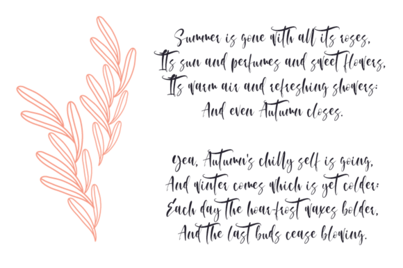 Feorentina Font Poster 4