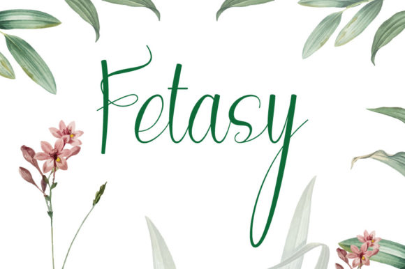 Fetasy Font Poster 1