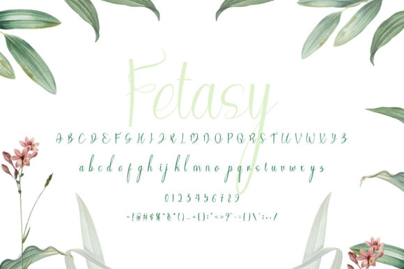 Fetasy Font Poster 3