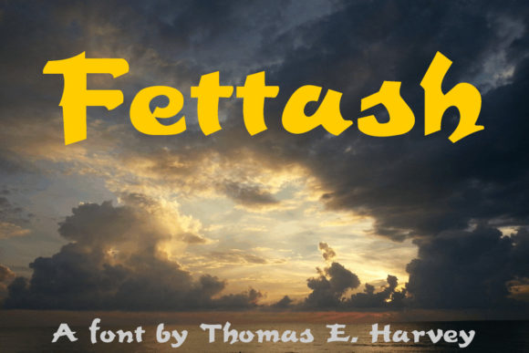 Fettash Font Poster 1