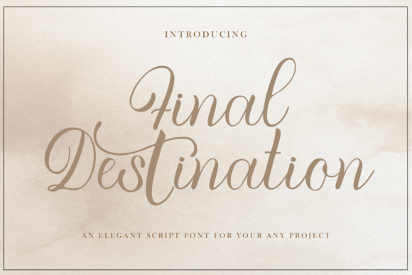 Final Destination Font