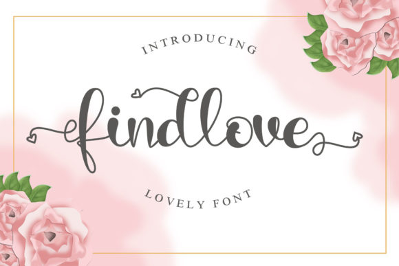 Findlove Font Poster 1