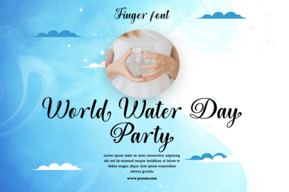 Finger Font Poster 5