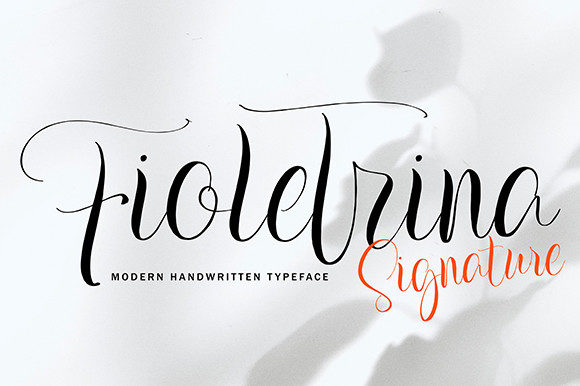 Fioletrina Font Poster 1