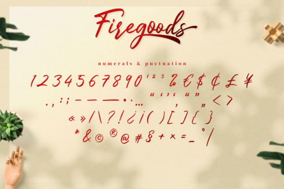 Firegoods Font Poster 12