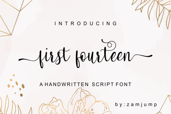 First Fourteen Font