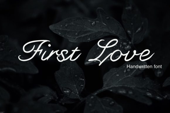 First Love Font Poster 1