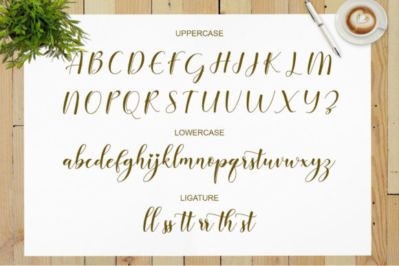 First Valentine Font Poster 7