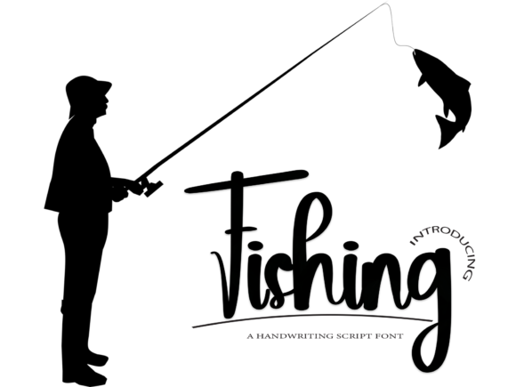 Fishing Font Poster 1