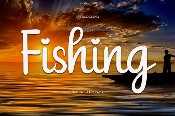 Fishing Font Poster 1