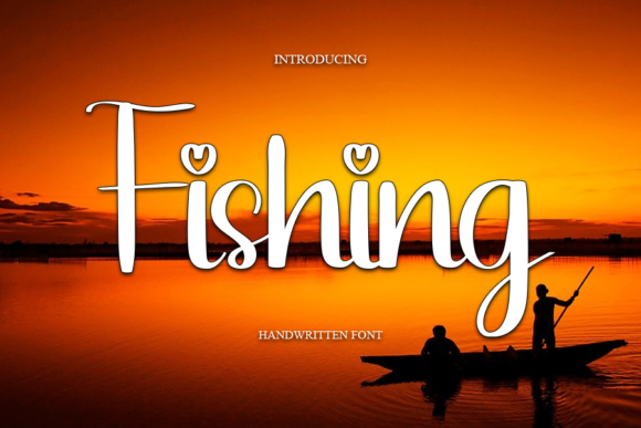 Fishing Font Poster 1