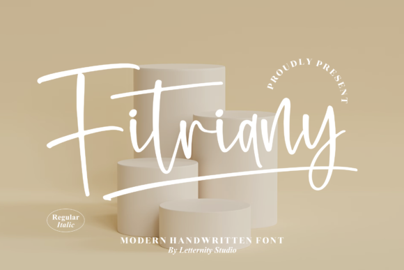 Fitriany Font Poster 1